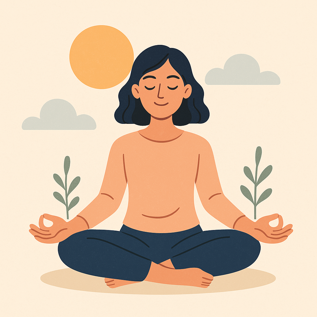 Woman with headphones