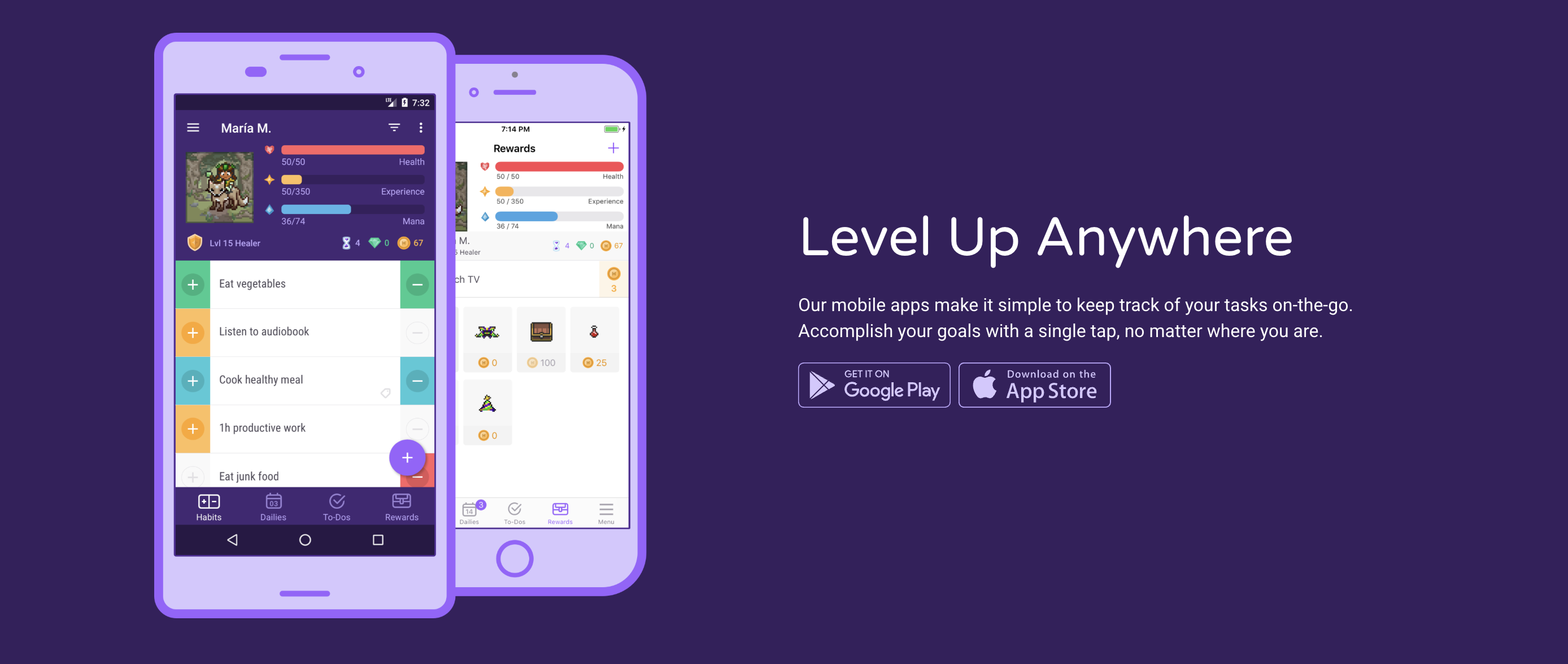 Habitica App Screenshot