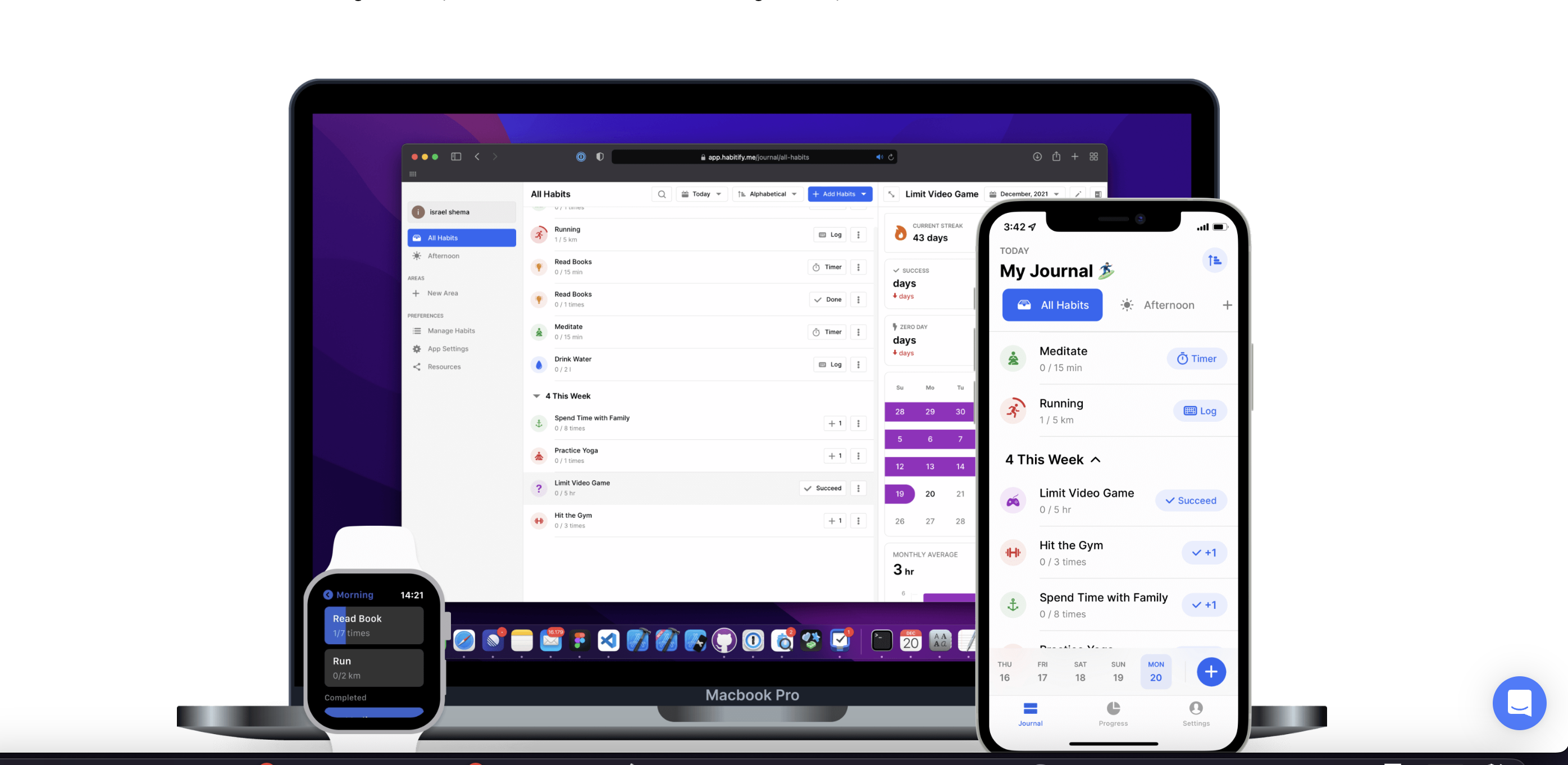 Habitify App Screenshot