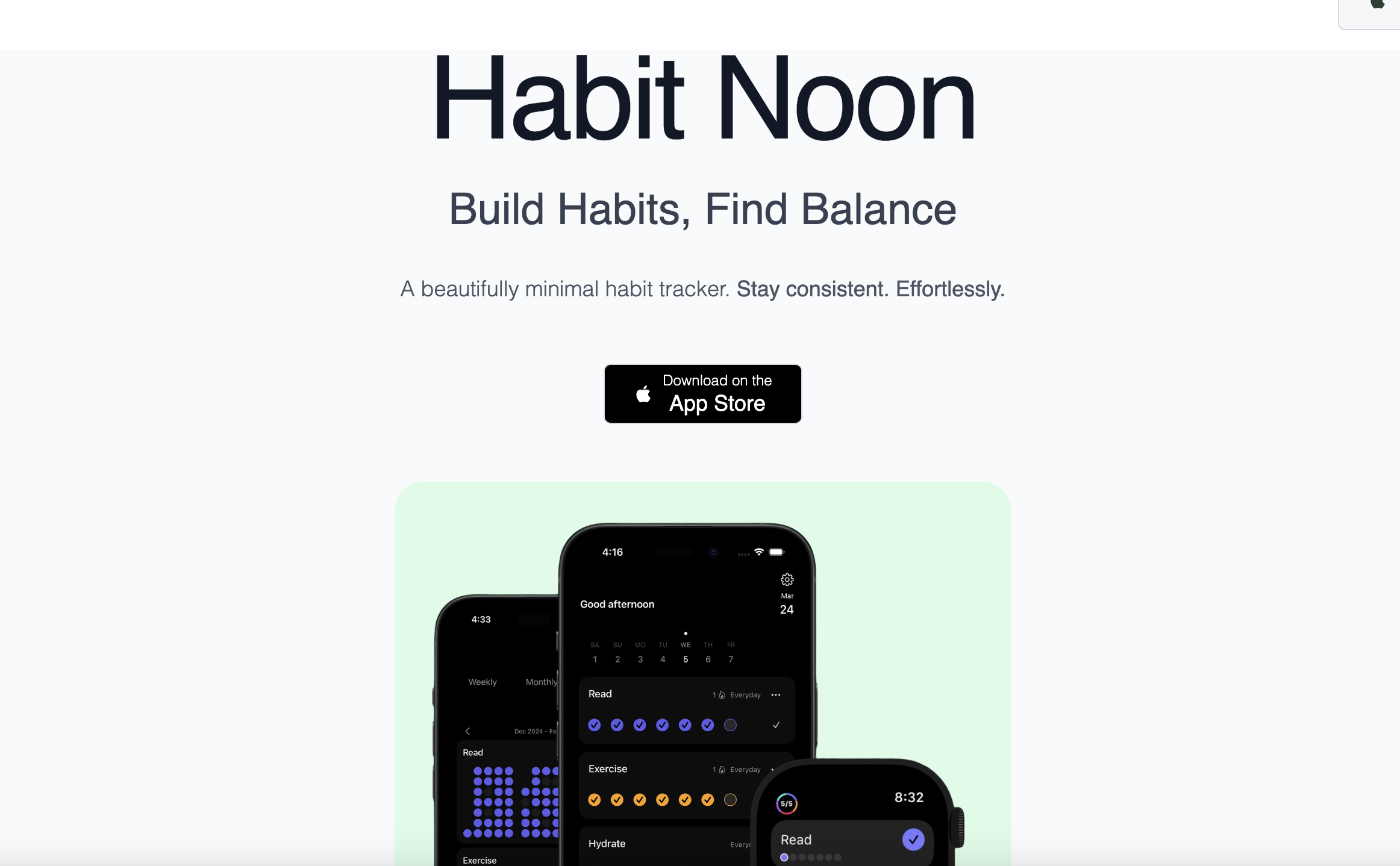 habitnoon Habit Tracker Screenshot