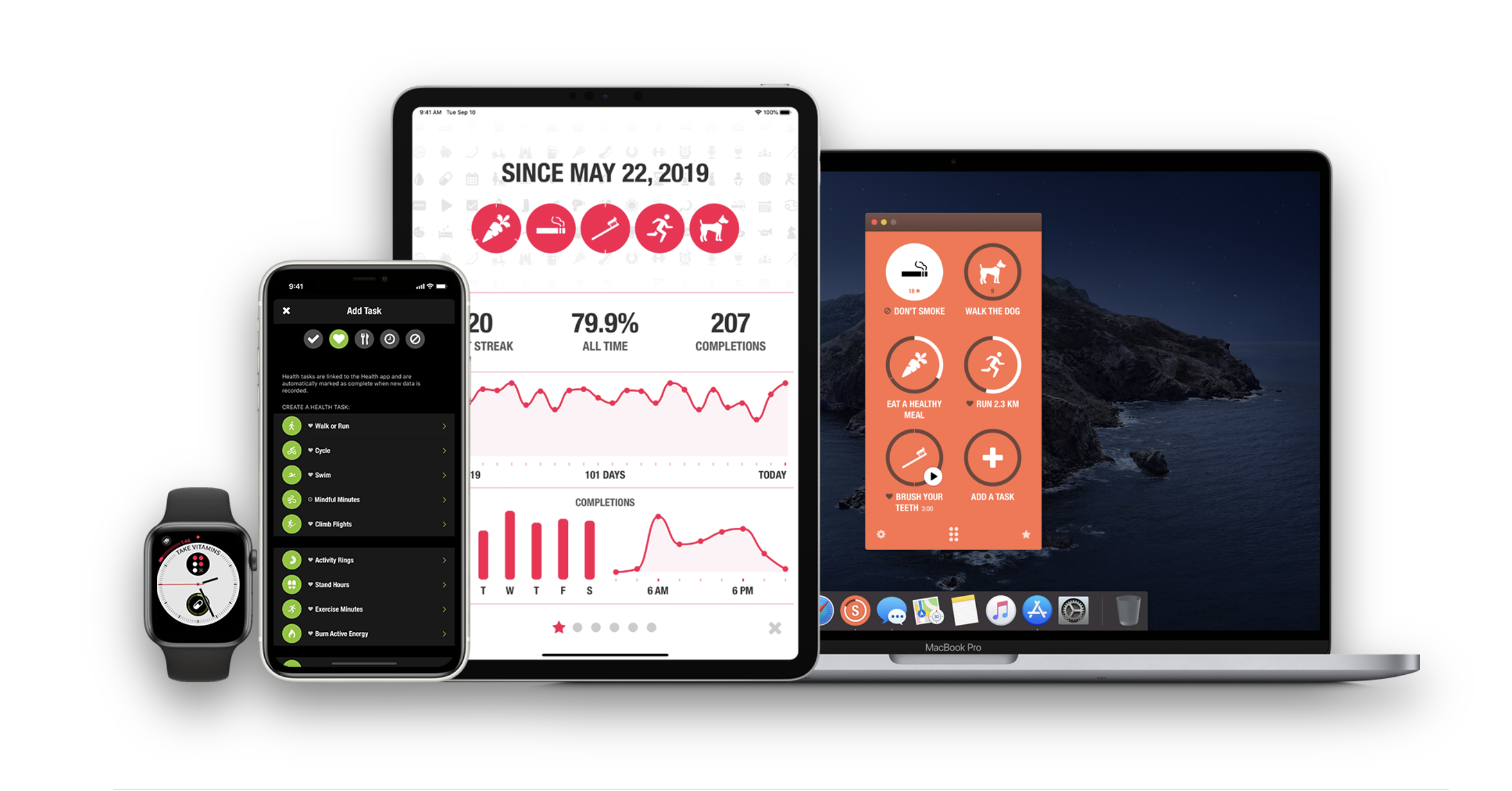 Streaks App Screenshot